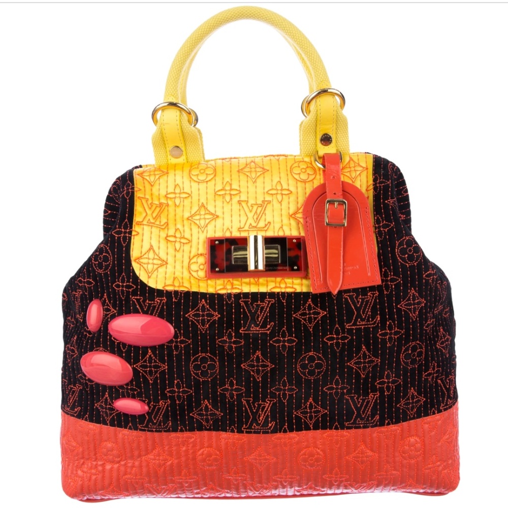 ❌SOLD❌LOUIS VUITTON Neon Noir Motard Firebird Bag - Picture 3 of 16